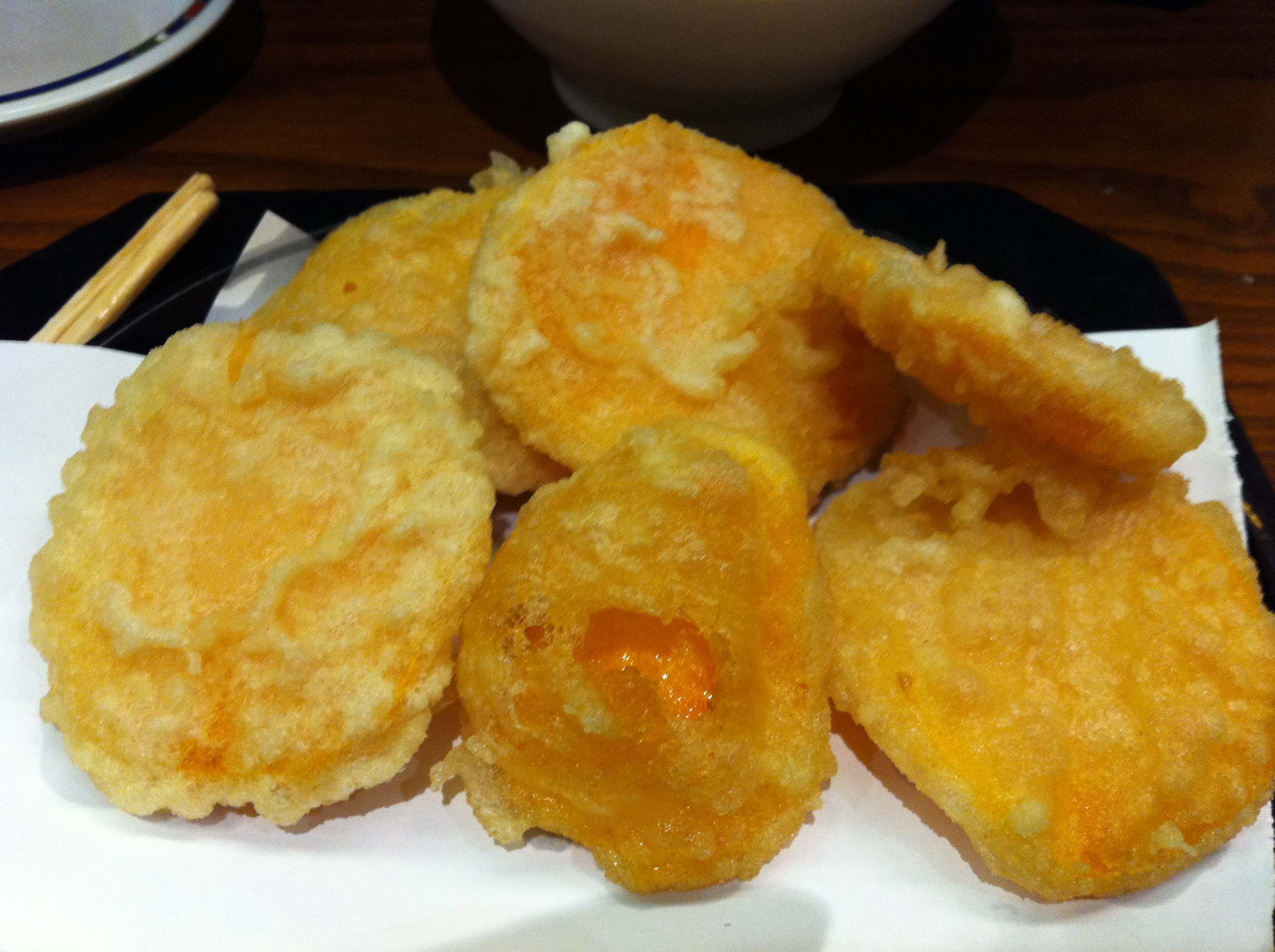 Sweet Potato Tempura
 Ten Ten Tei review – The best bud Japanese in London