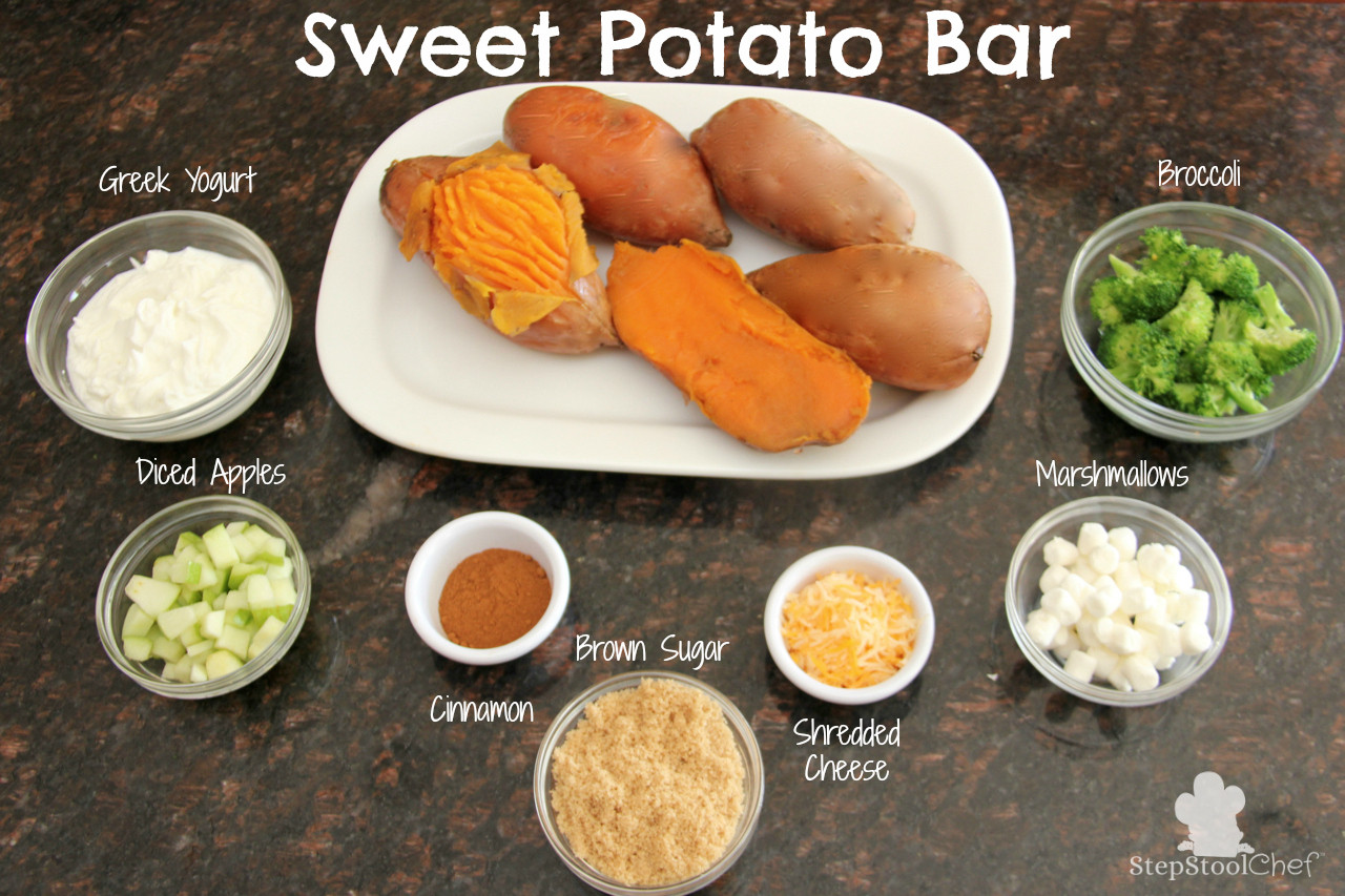 Sweet Potato Toppings
 Sweet Potato Bar