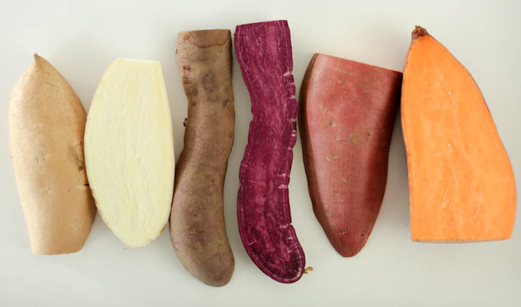 Sweet Potato Varieties
 Sweet Potatoes vs Yams vs Taro vs Yuca Hilah Cooking