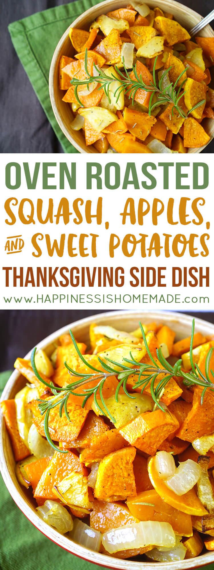 Sweet Potatoes For Thanksgiving
 Roasted Sweet Potatoes Squash & Apples Happiness is