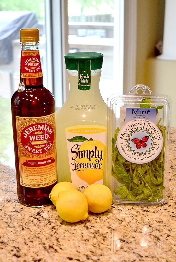 Sweet Vodka Drinks
 Sweet Tea Vodka Lemonade Mojitos Recipe