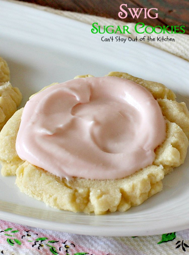 Swig Sugar Cookies
 Swig Sugar Cookies Can t Stay Out of the Kitchen