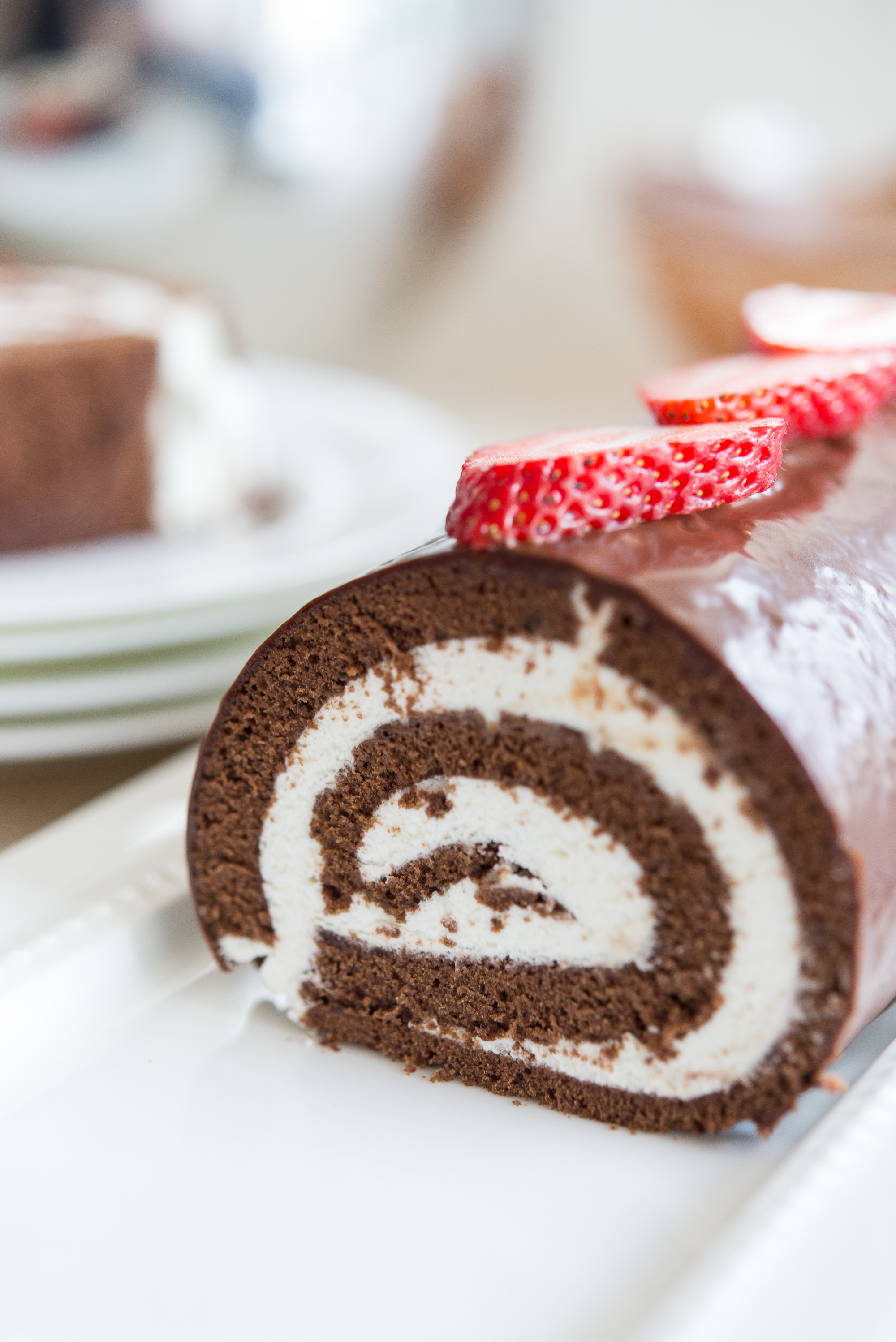 Swiss Roll Cake Recipe
 Chocolate Swiss Roll Cake