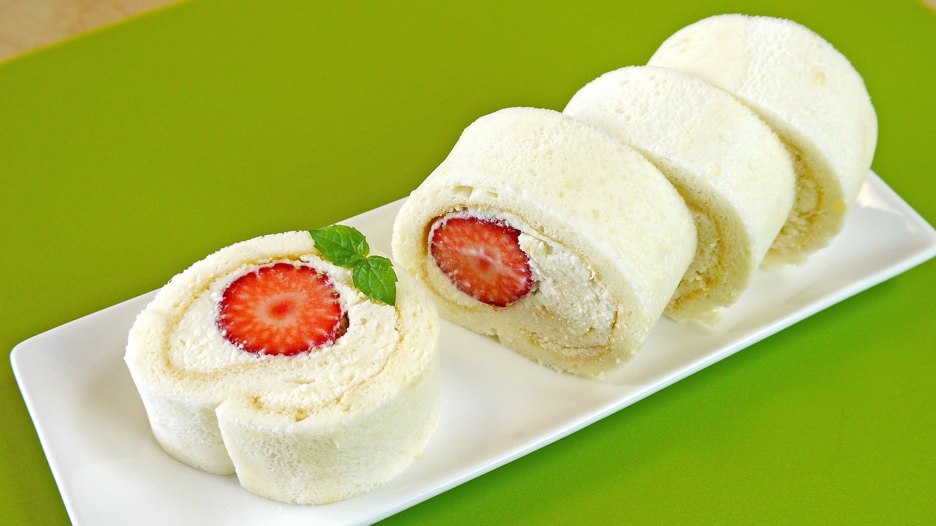 Swiss Roll Cake Recipe
 Delightful White Swiss Roll Cake – Desserts Corner