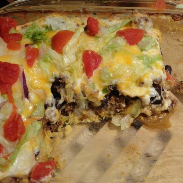 Taco Cornbread Casserole
 Taco Corn Bread Casserole recipe