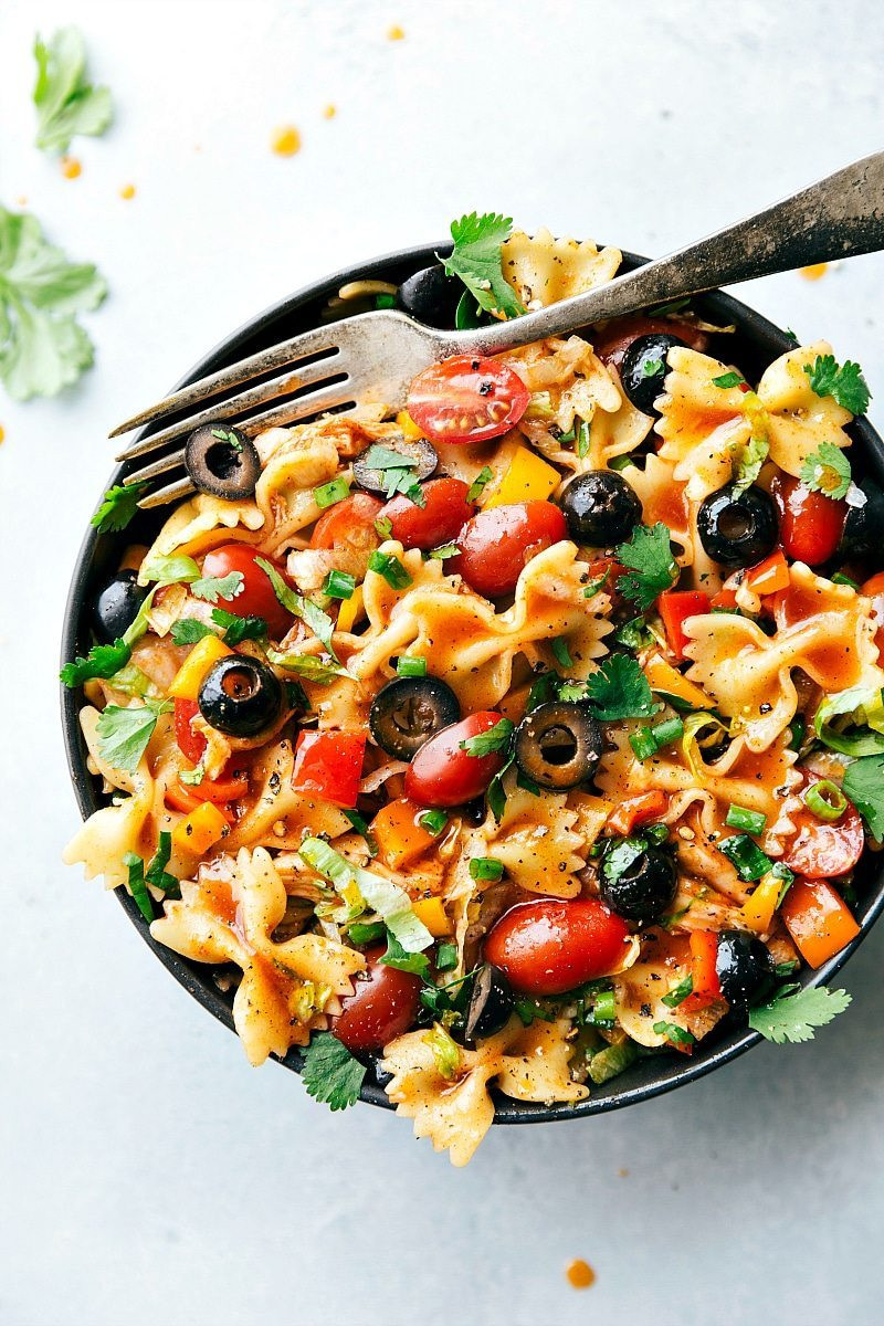 Taco Pasta Salad
 Chicken Taco Pasta Salad with Catalina Dressing