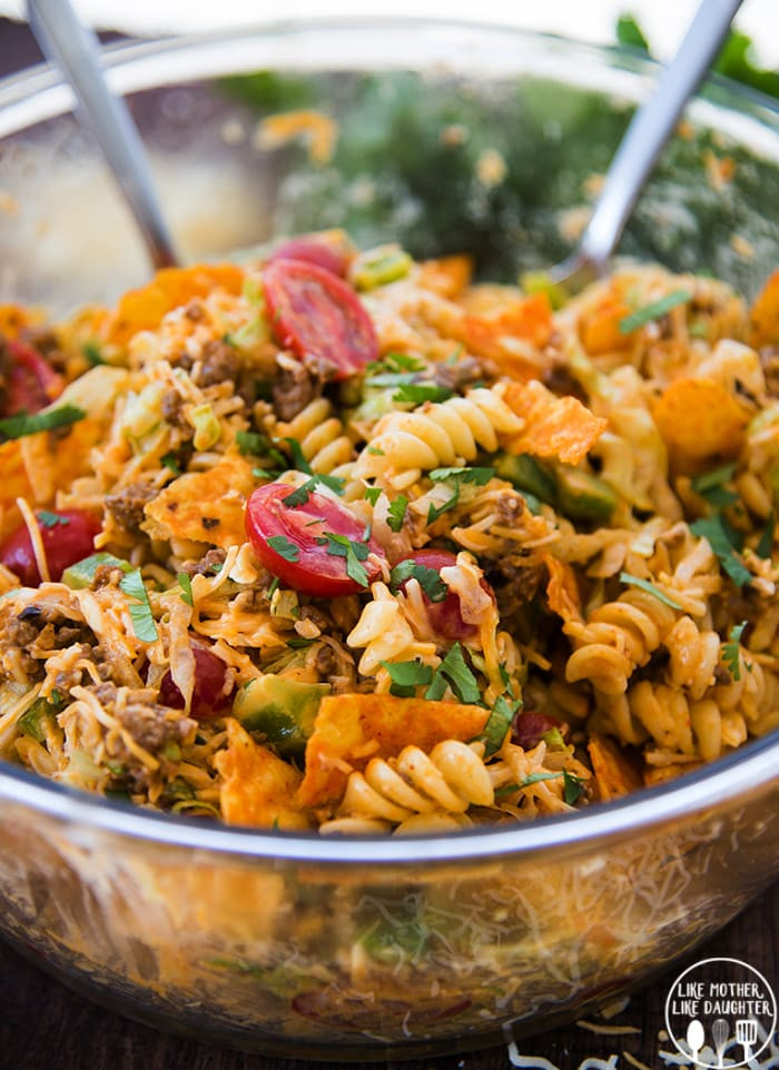 Taco Pasta Salad
 Taco Pasta Salad – Like Mother Like Daughter