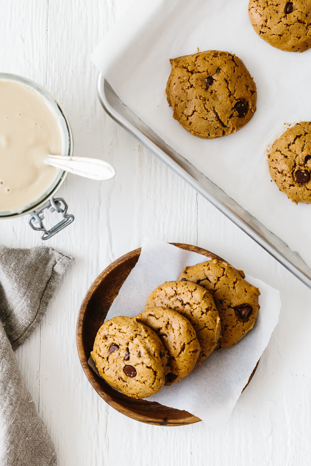 Tahini Chocolate Chip Cookies
 Chocolate Chip Tahini Cookies gluten free paleo