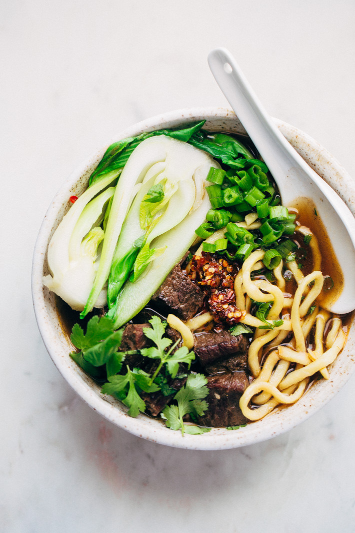 Taiwan Beef Noodle Soup
 Weekend Taiwanese Beef Noodle Soup