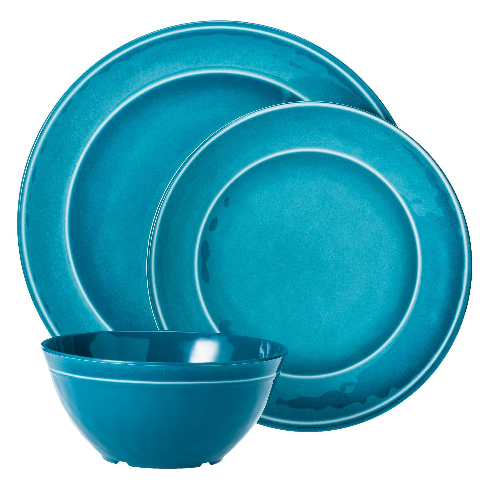 Target Dinner Sets
 Melamine 12pc Dinnerware Set Threshold