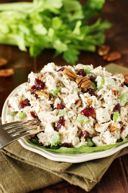 Tarragon Chicken Salad
 Greek Yogurt Chicken Salad with Apples & Pecans