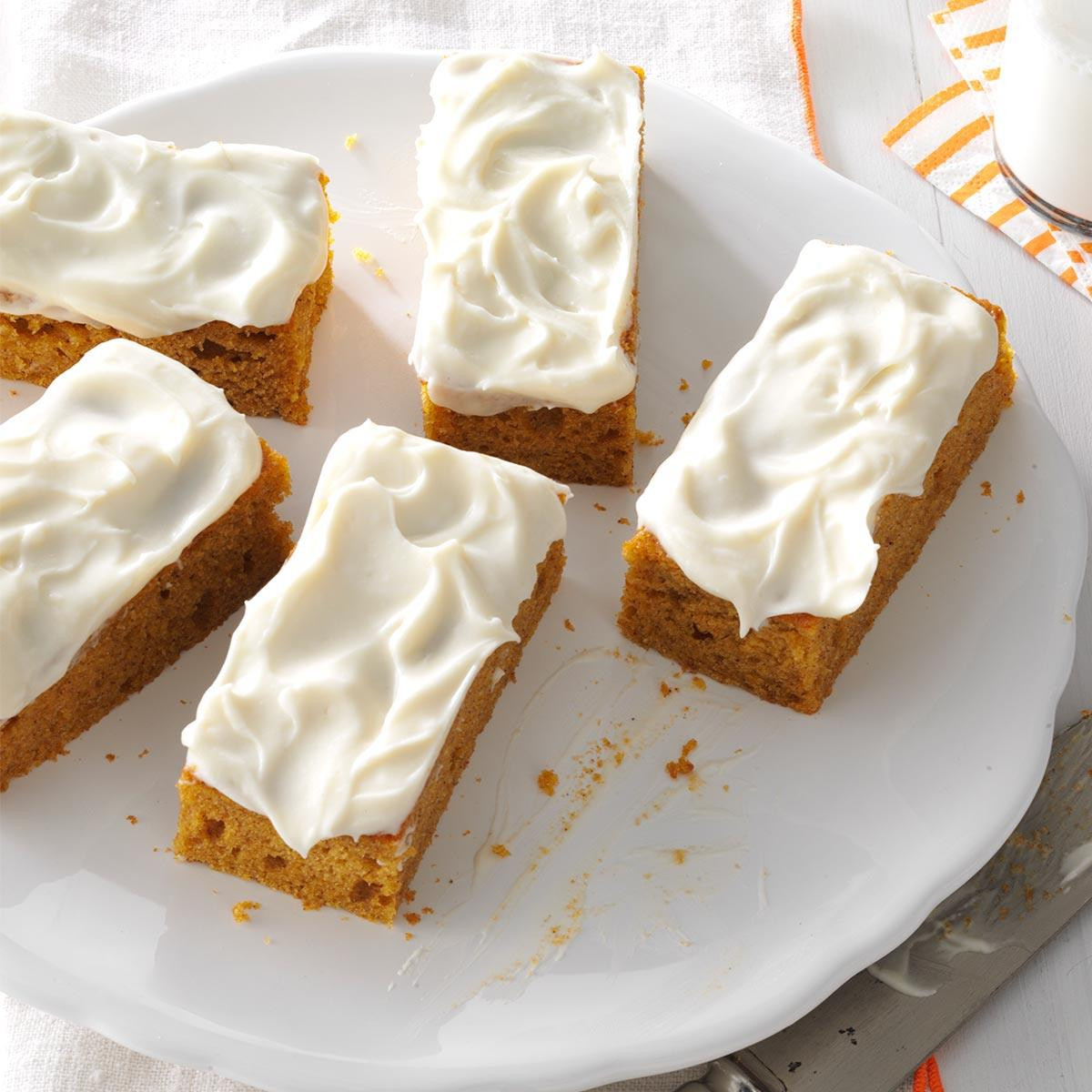 Taste Dessert Bar
 Pumpkin Bars Recipe