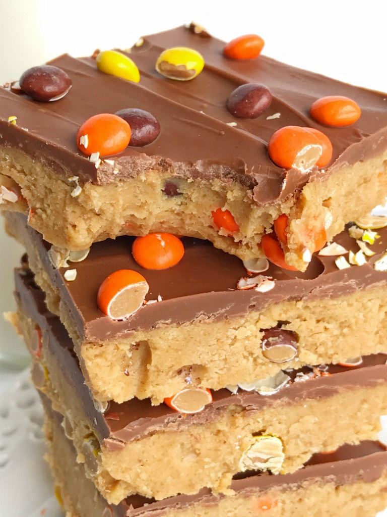 Taste Dessert Bar
 no bake Reese s Pieces Peanut Butter Bars To her as