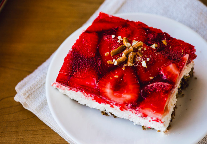 Taste Of Home Strawberry Pretzel Dessert
 Strawberry Jello Pretzel Salad