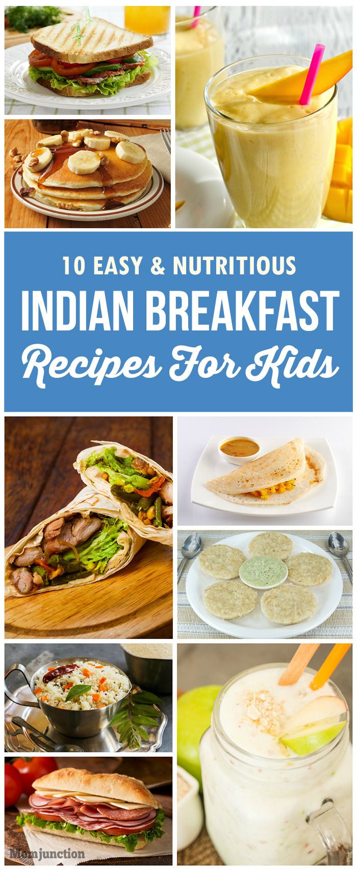 Tasty Breakfast Recipes
 100 Indian Recipes For Kids on Pinterest