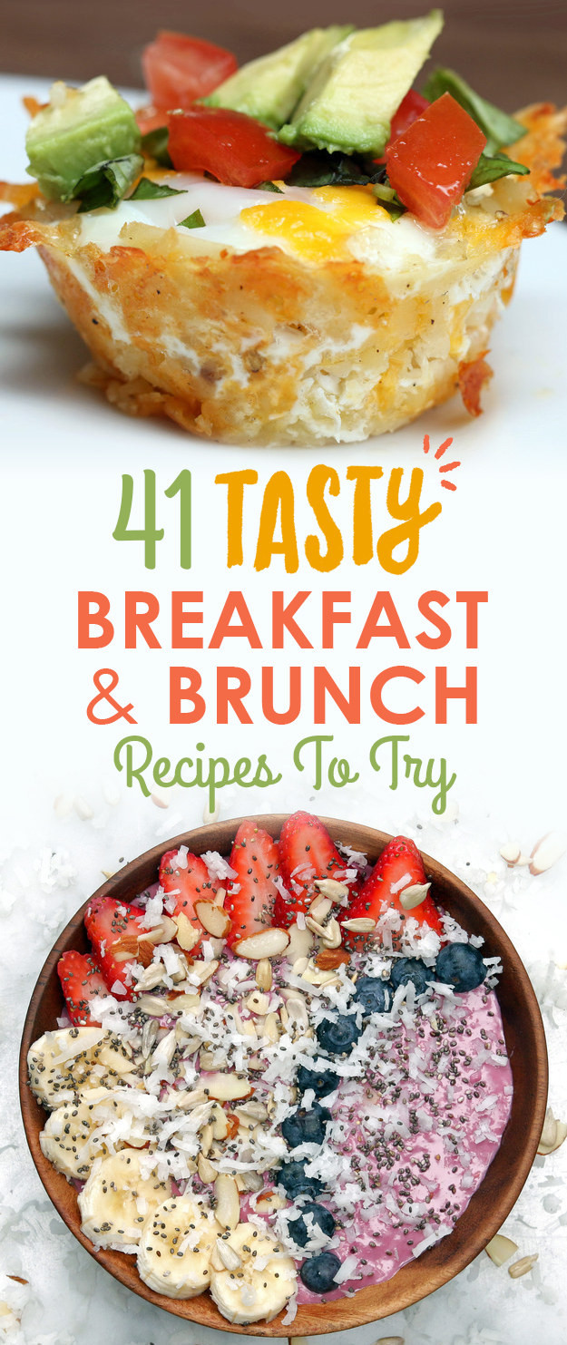 Tasty Breakfast Recipes
 41 Tasty Breakfast & Brunch Recipes To Save For Later