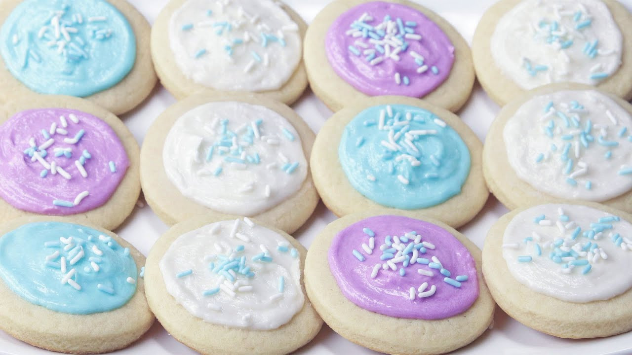 Tasty Sugar Cookies
 The Softest Frosted Sugar Cookies Ever