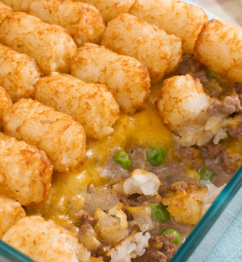 Tater Tot Casserole With Ground Beef
 Ground Beef and Tater Tot Casserole My Honeys Place