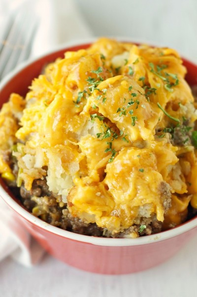 Tater Tot Casserole With Ground Beef
 Make Ahead Cheesy Beef Tater Tot Casserole