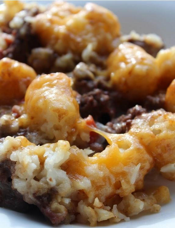 Tater Tot Casserole With Ground Beef
 Slow Cooker Beef and Tater Tot Casserole