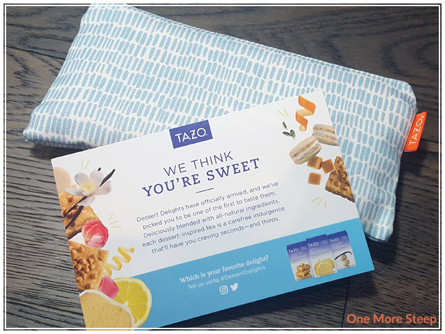 Tazo Dessert Delights
 Tazo’s Dessert Delights Collection – e More Steep