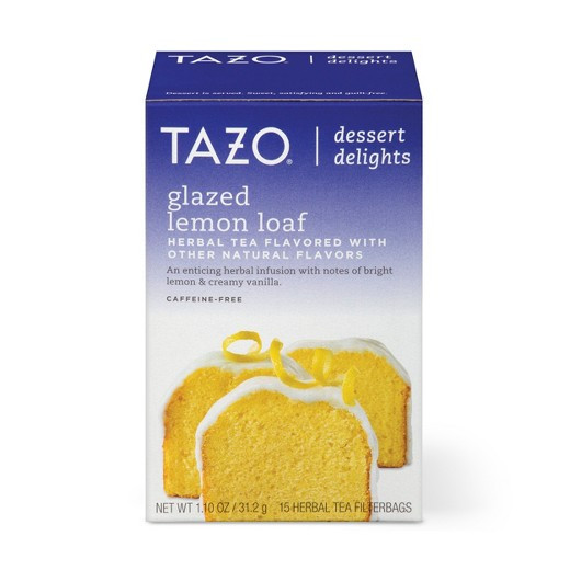 Tazo Dessert Delights
 Tazo Glazed Lemon Loaf Dessert Delights Tea Bags 15ct