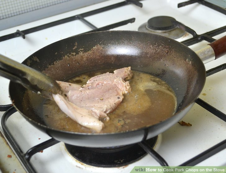 Temperature To Bake Pork Chops
 4 Ways to Cook Pork Chops on the Stove wikiHow