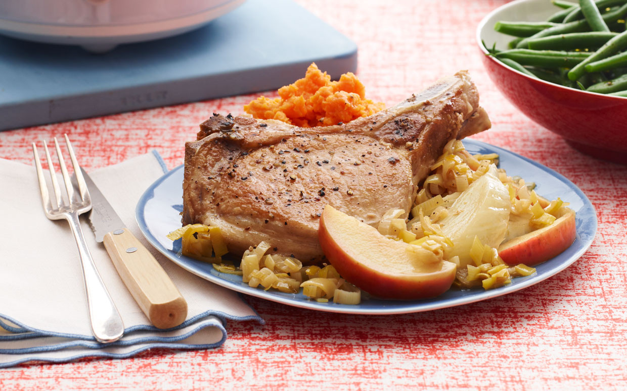 Tender Pork Chops
 Slow Cooker Tender Pork Chops with Cider Sauce