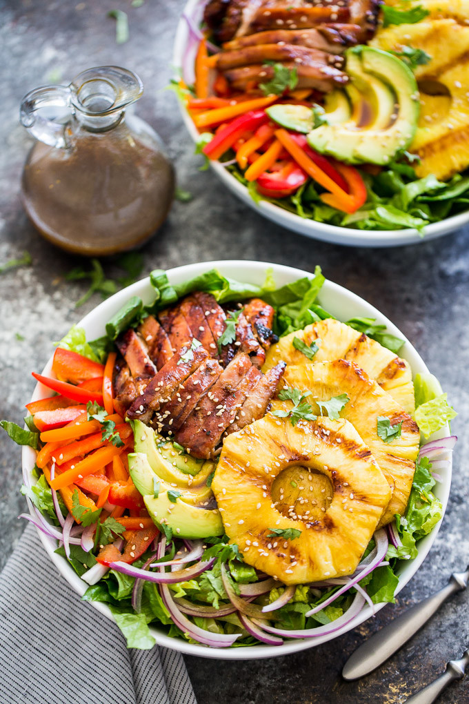 Teriyaki Chicken Salad
 Grilled Teriyaki Chicken Salad