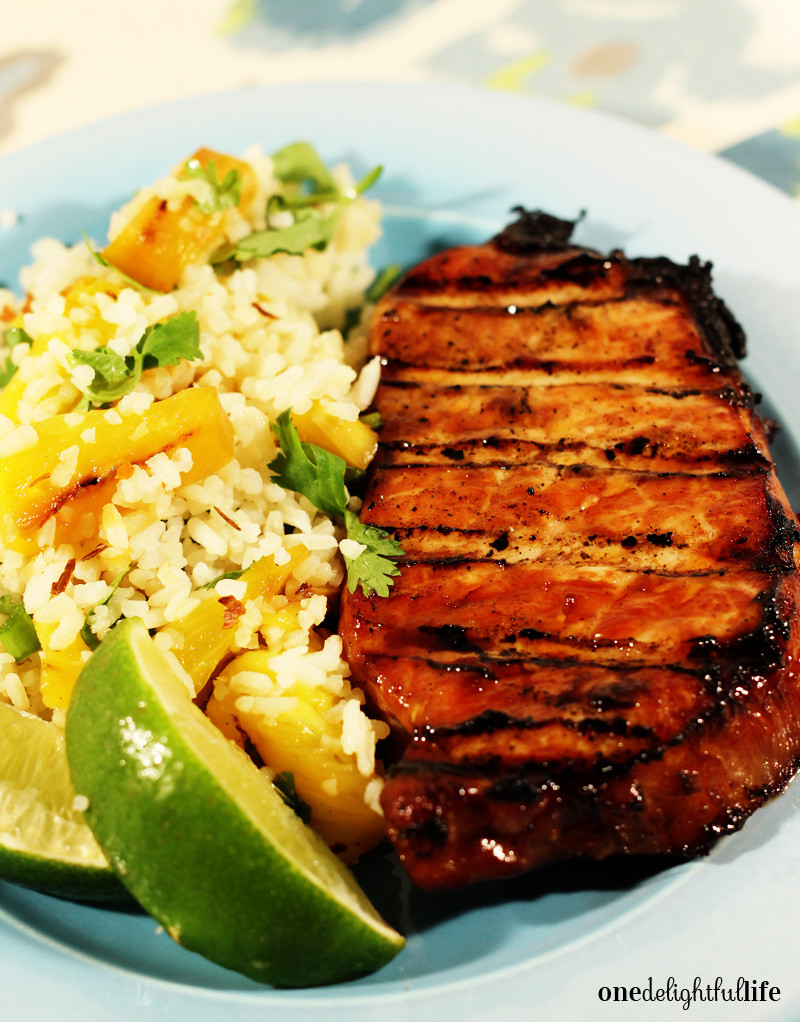 Teriyaki Pork Chops
 grilled teriyaki pork chops