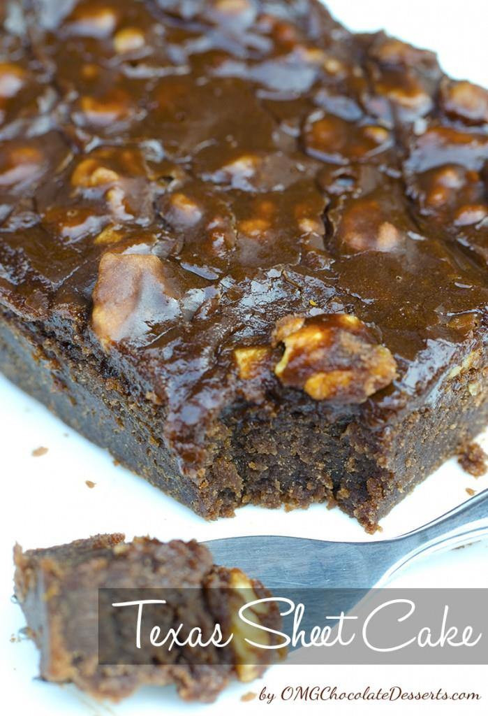 Texas Chocolate Sheet Cake
 Texas Sheet Cake