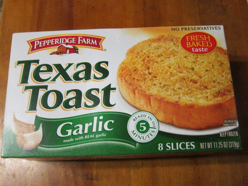 Texas Toast Garlic Bread
 Review Pepperidge Farm Garlic Texas Toast