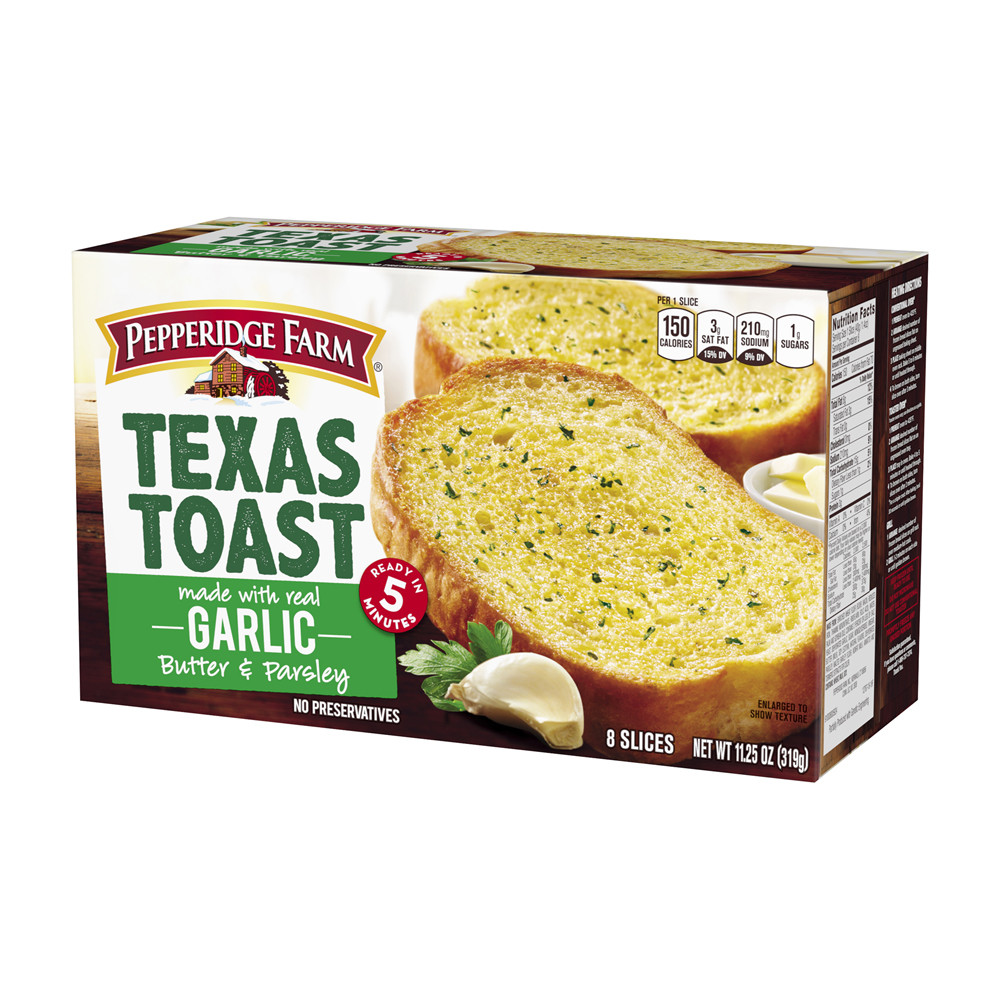Texas Toast Garlic Bread
 Garlic Texas Toast Pepperidge Farm
