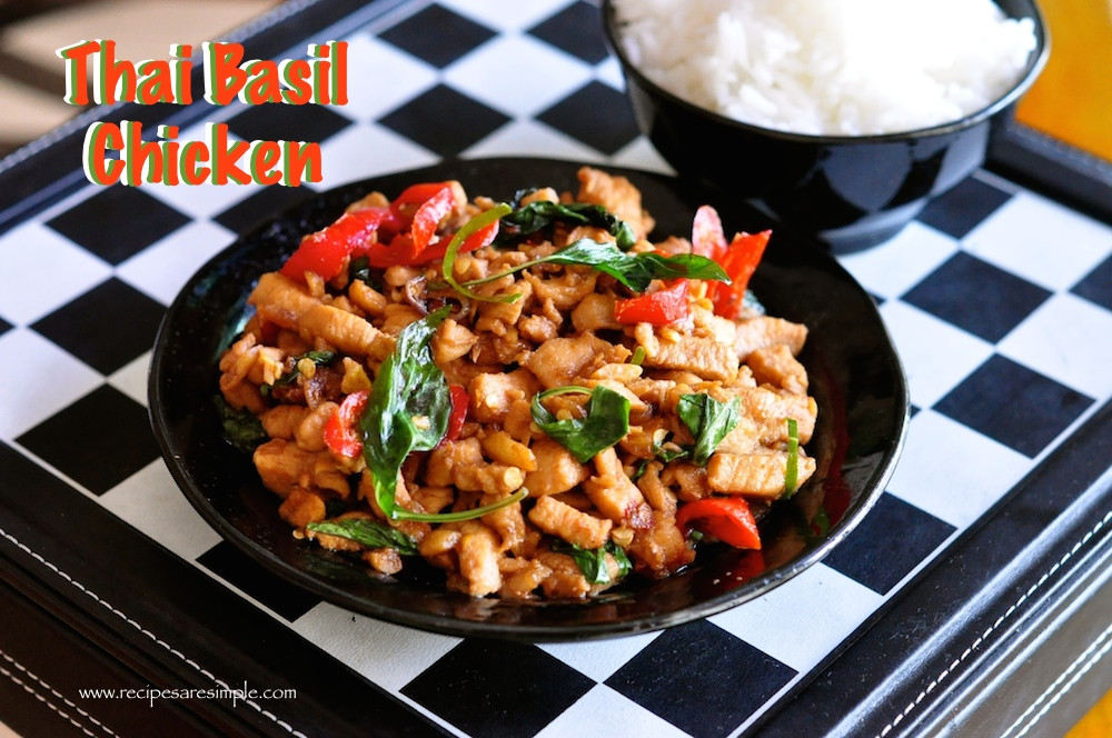 Thai Basil Recipes
 Thai basil chicken recipe Pad Kra Pao Gai Make it