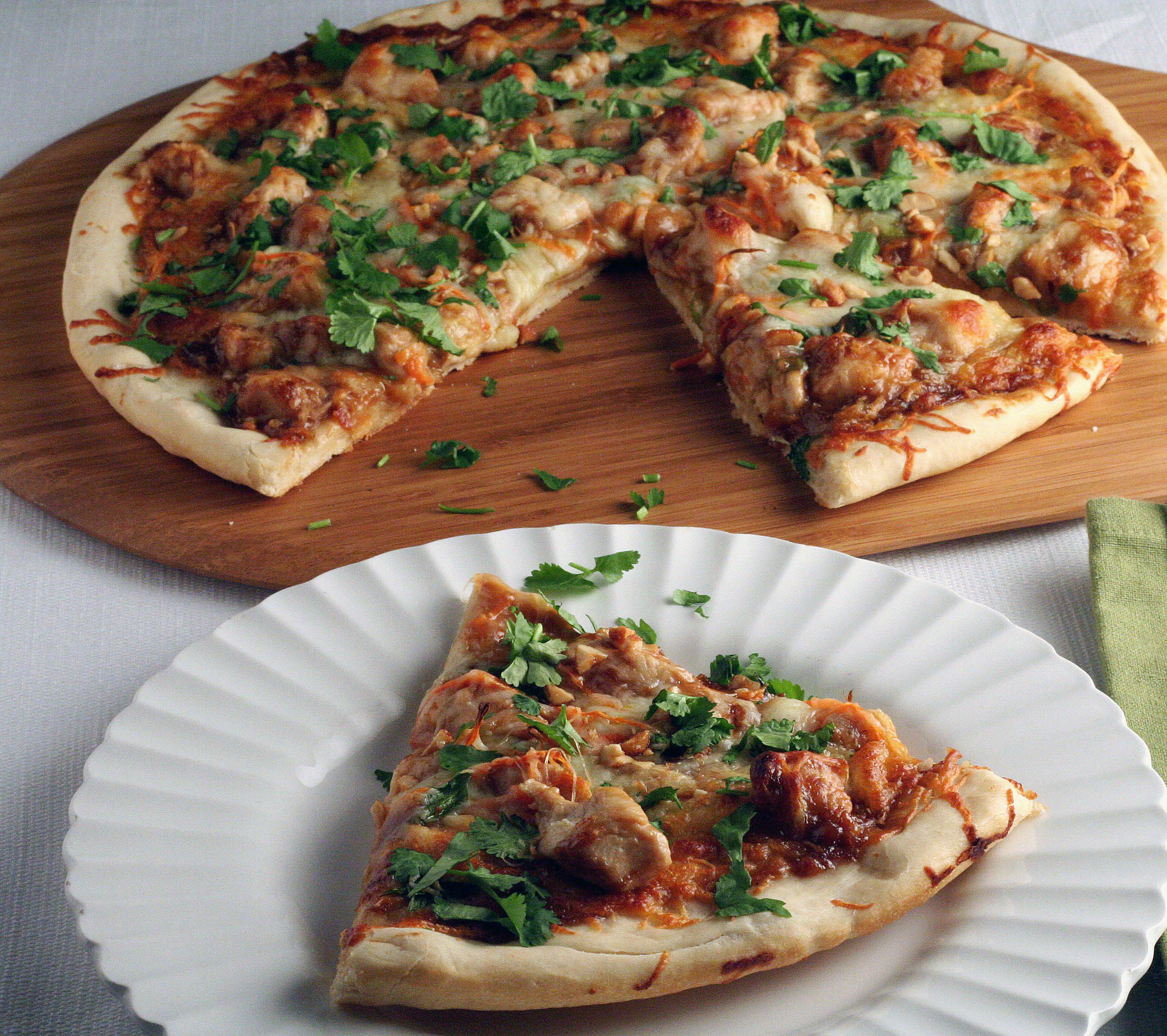 Thai Chicken Pizza
 Thai Chicken Pizza