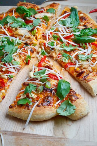 Thai Chicken Pizza
 Thai Chicken Pizza with Sweet Chili Sauce on Closet Cooking