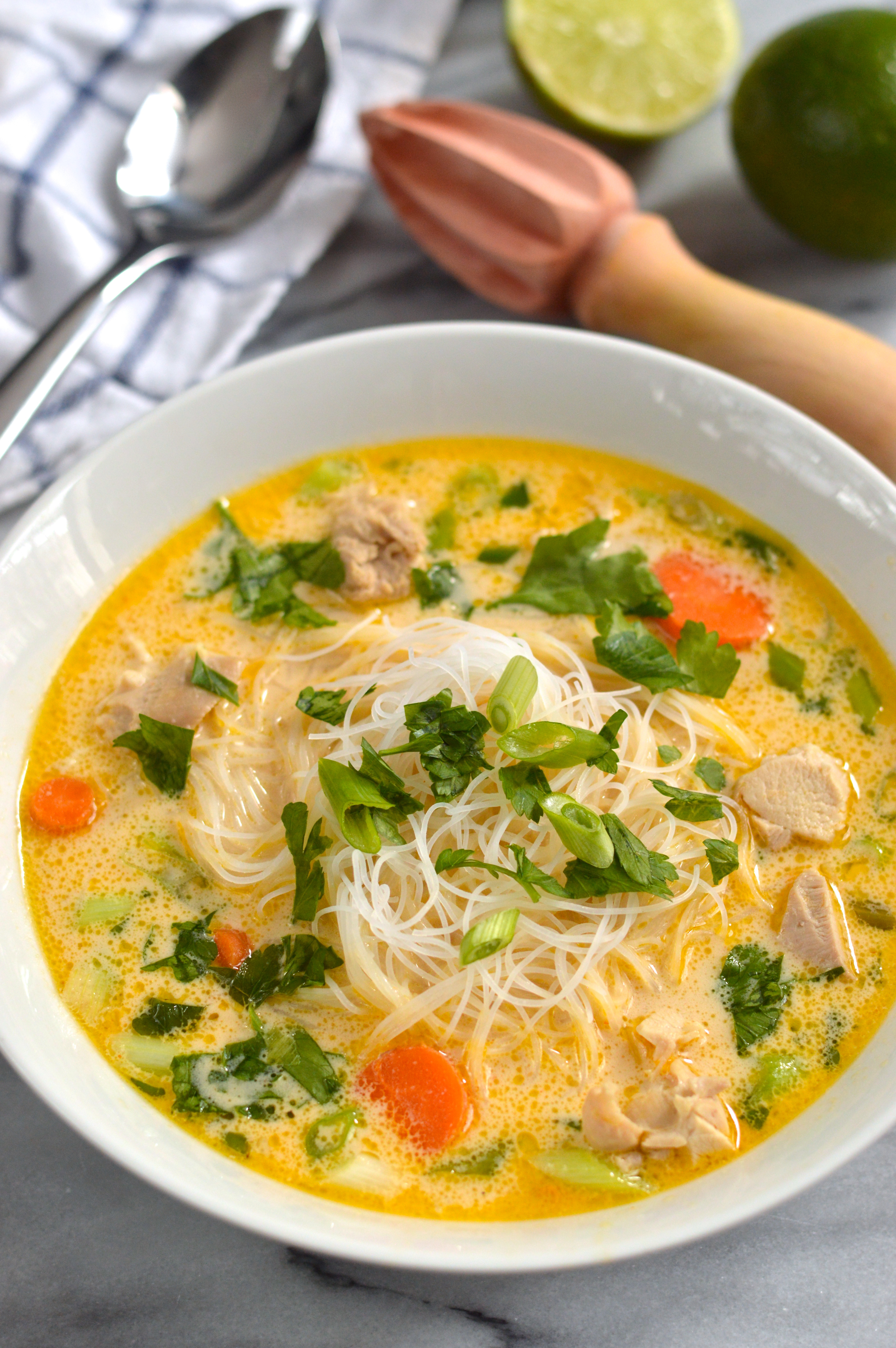 Thai Chicken Soup Recipe
 authentic thai chicken noodle soup recipe