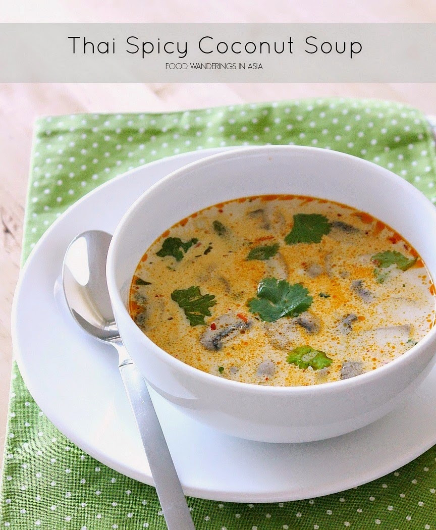 Thai Coconut Soup Recipes
 Food Wanderings Spicy Thai Coconut Soup