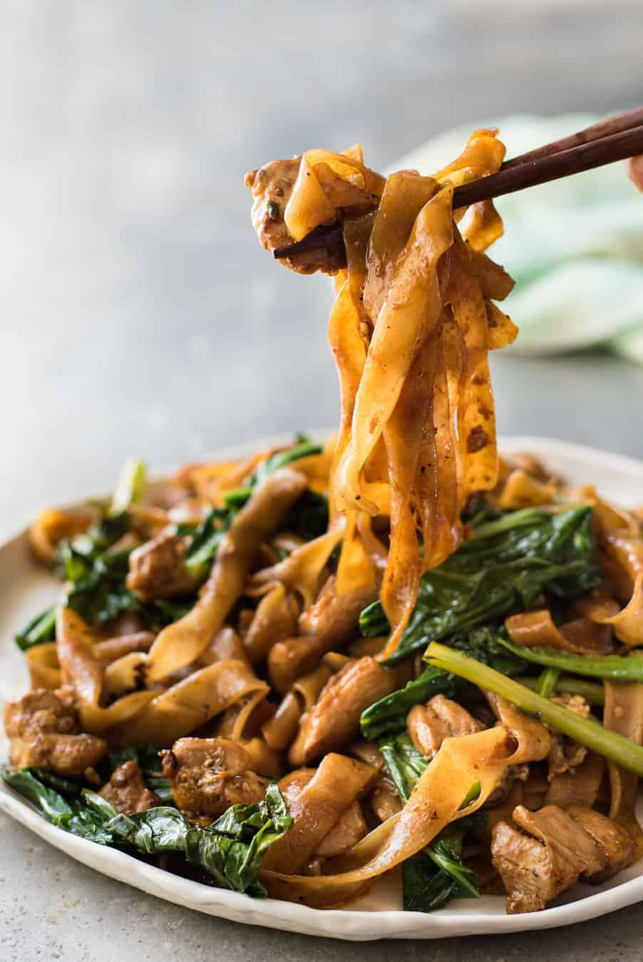 Thai Noodles Recipe
 Pad See Ew Thai Stir Fried Noodles