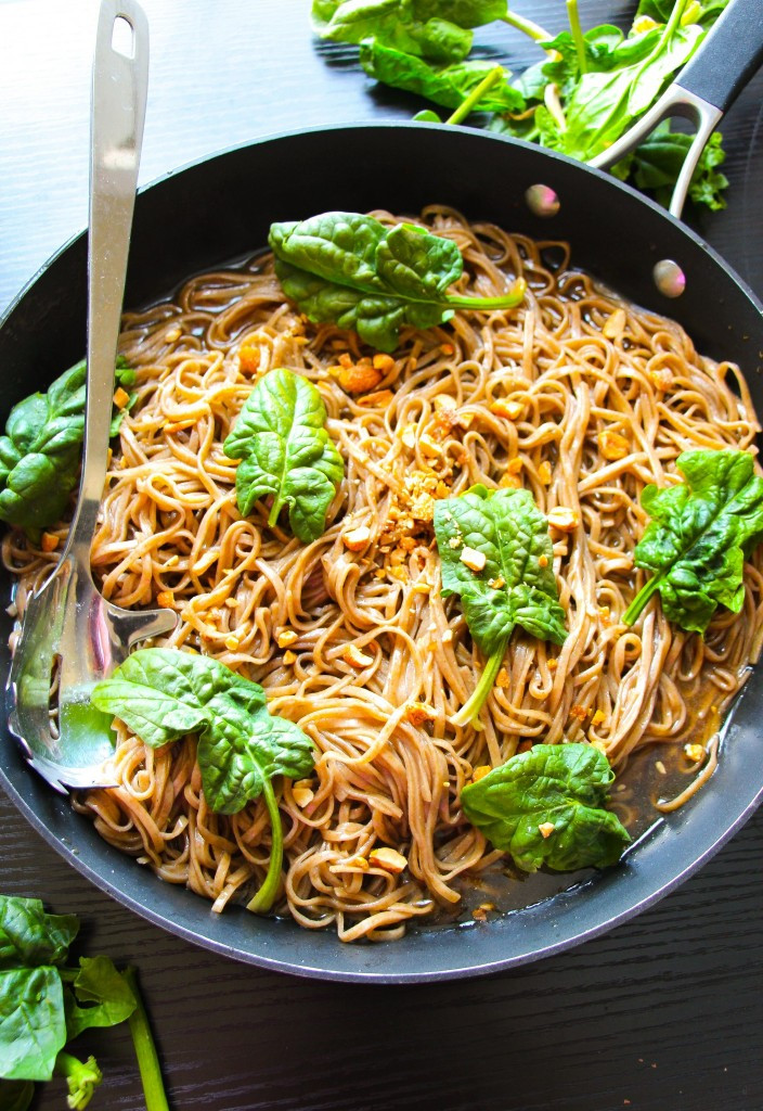 Thai Noodles Recipe
 20 Minute Sticky Basil Thai Noodles Layers of Happiness