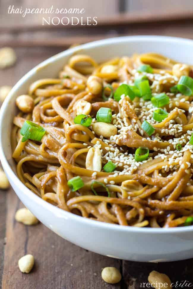 Thai Noodles Recipe
 Chicken Peanut Thai Noodles Recipe — Dishmaps