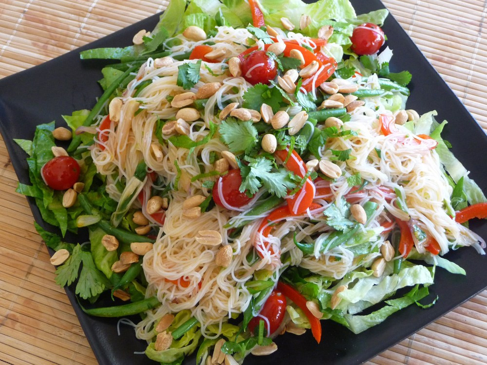 Thai Rice Noodles
 Thai Rice Noodle Salad Fresh Versatile Ve arian