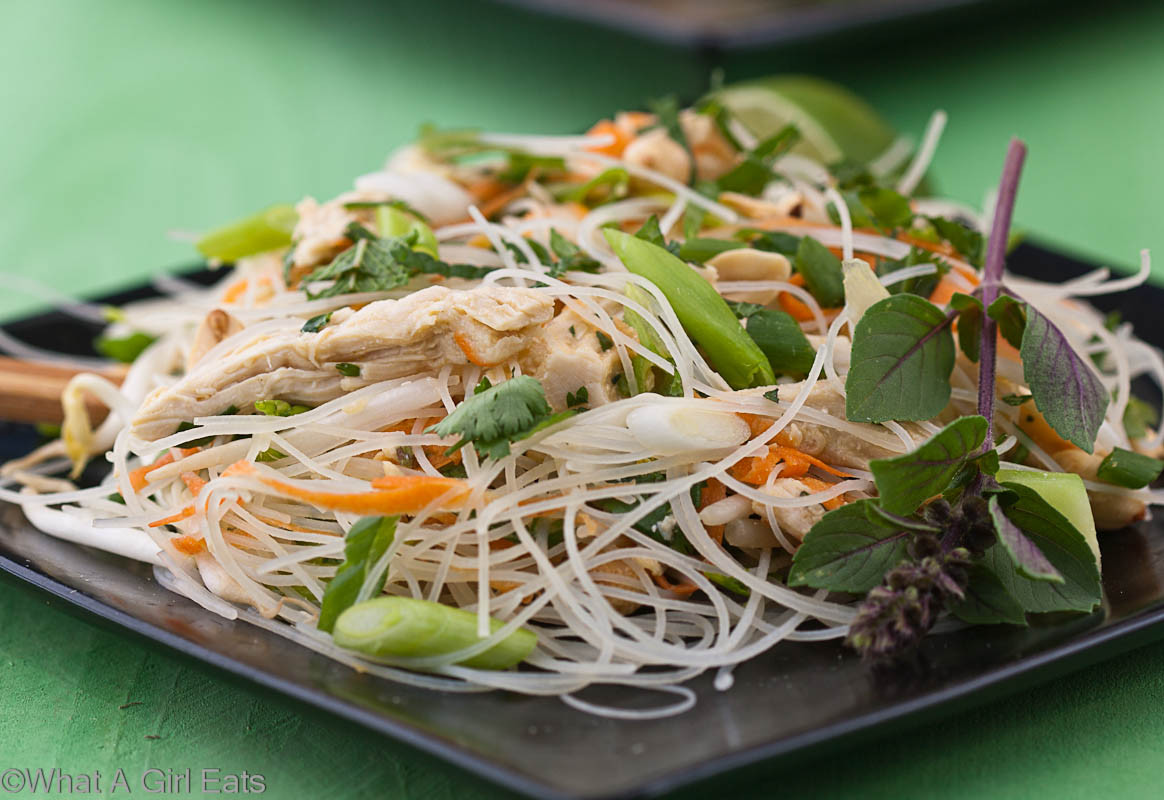 Thai Rice Noodles
 Thai Rice Noodle Salad What A Girl Eats