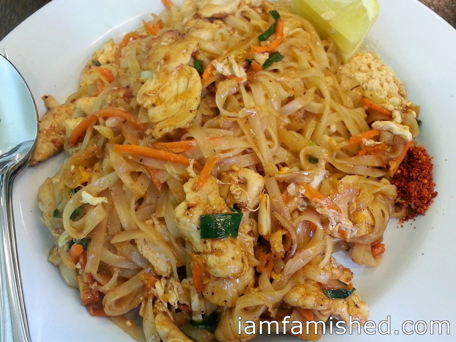 Thai Rice Noodles
 Pad Thai chicken