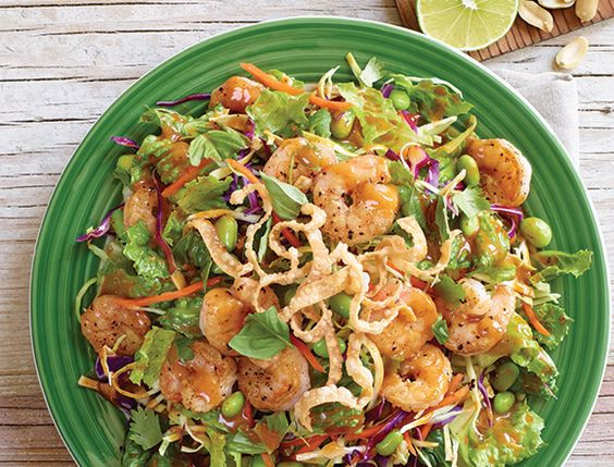 Thai Shrimp Salad
 Thai shrimp Shrimp salads and Oriental salad on Pinterest