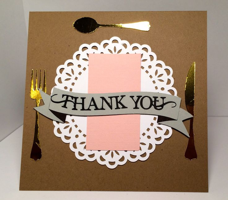 Thanks For Dinner
 Thank You for Dinner Card everydaypaper