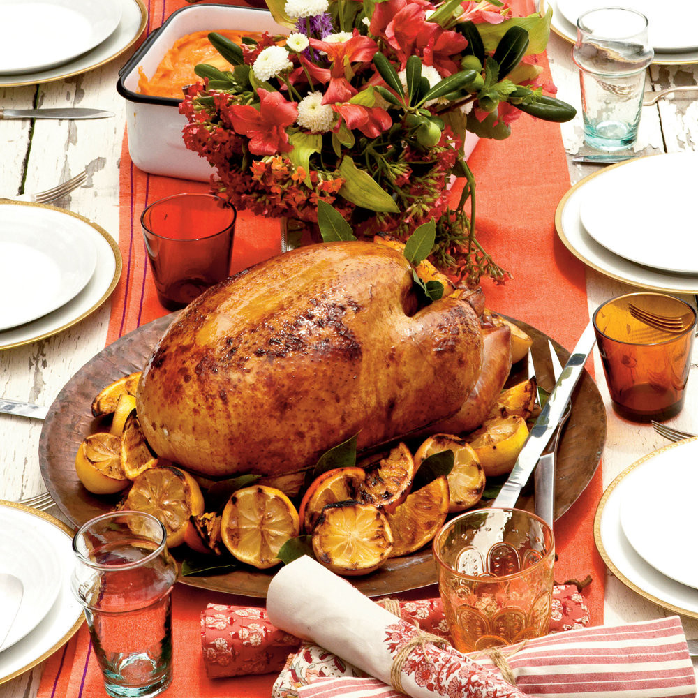 Thanksgiving Dinner For One
 Holiday Dinner Main Dish Recipes Coastal Living