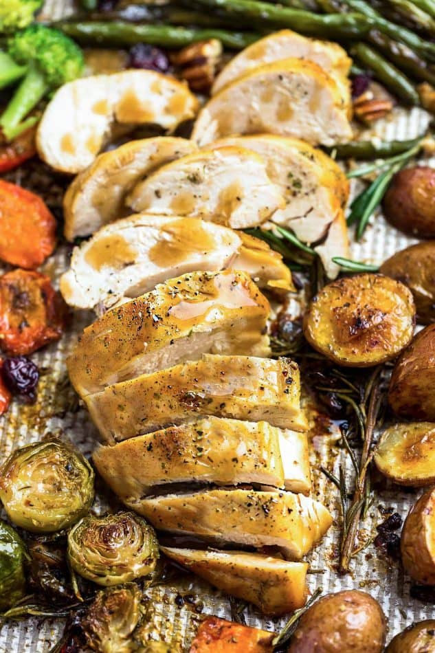 Thanksgiving Dinner For One
 Sheet Pan Turkey Dinner Healthy & Easy All in e Meal