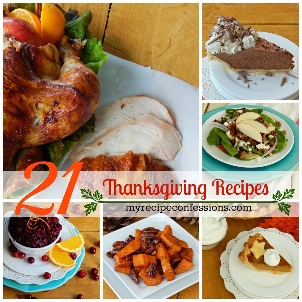 Thanksgiving Dinner Ideas Pinterest
 21 Thanksgiving Dinner Recipes My Recipe Confessions