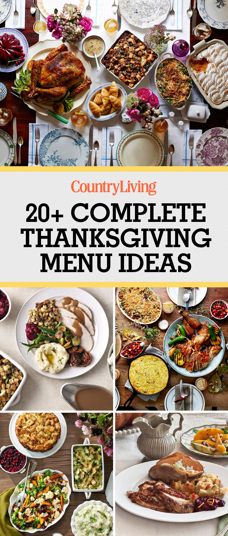 Thanksgiving Dinner Menu Ideas
 26 Thanksgiving Menu Ideas Thanksgiving Dinner Menu Recipes